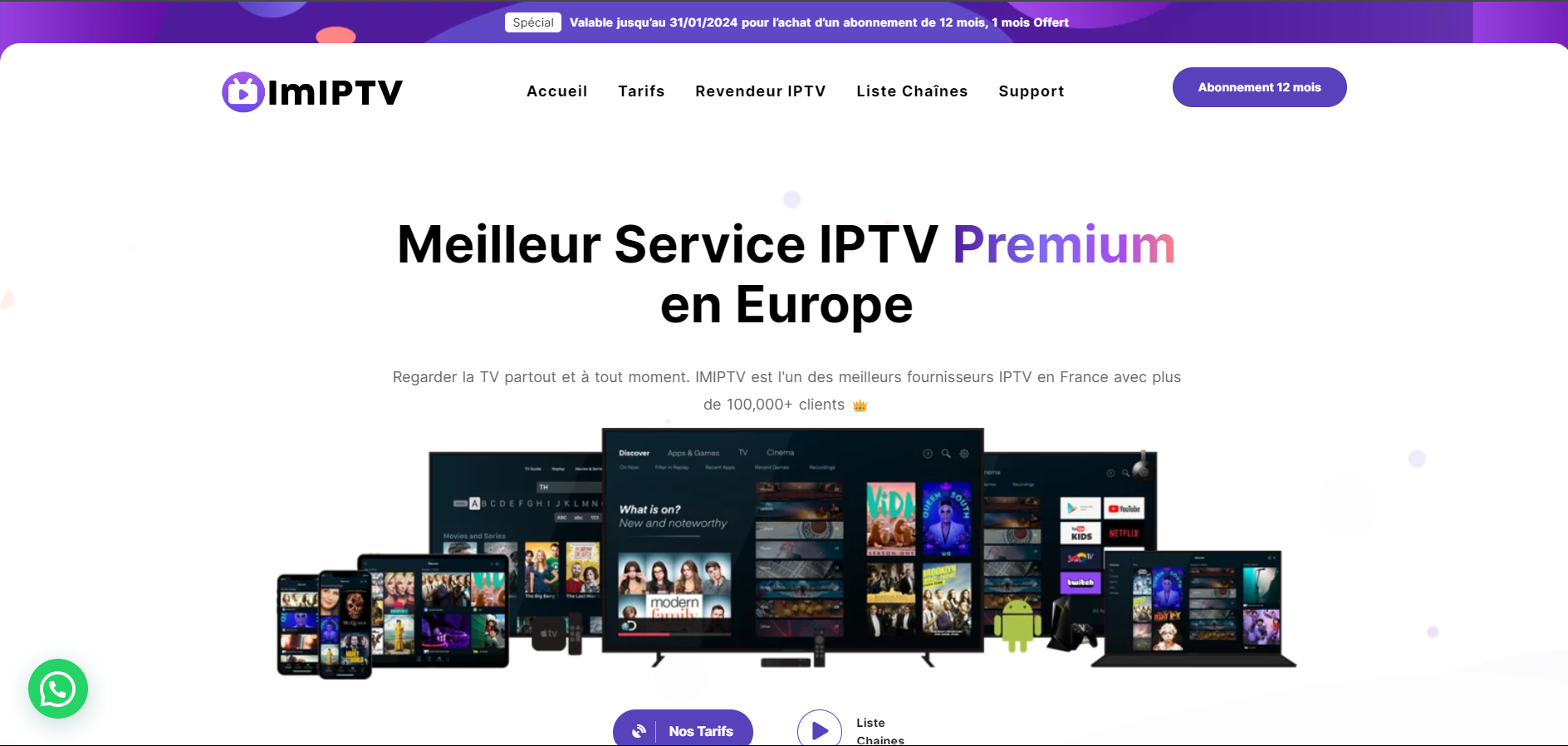 meilleurs fournisseurs IPTV